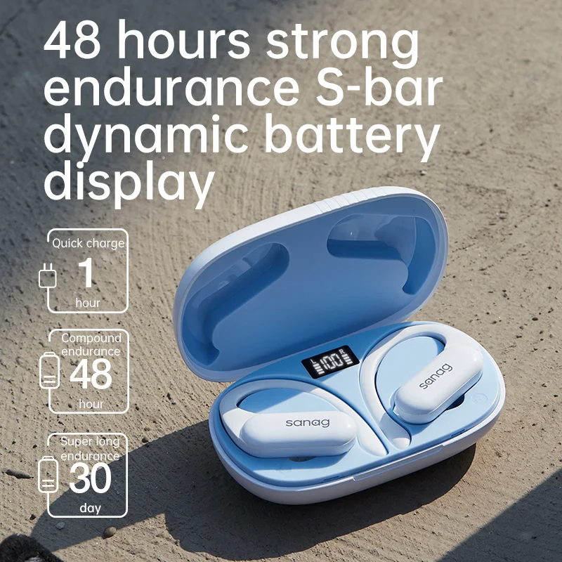 Sanag Tai nghe không dây 5.3 tws z22s Móc Vành Tai Chất Lượng Cao