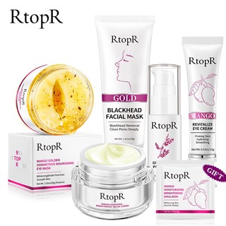 Bộ Sản Phẩm Chăm Sóc Da Mặt Rtopr Gồm Mặt Nạ Serum + Serum + Mặt Nạ Mắt + Kem Dưỡng + Kem Dưỡng Da Mặt