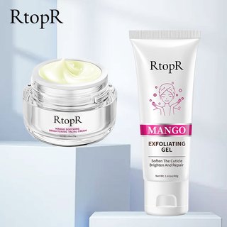 Set kem tẩy tế bào chết và kem dưỡng da mặt RTOPR chiết xuất xoài cấp ẩm làm trắng da chống nếp nhăn 30g