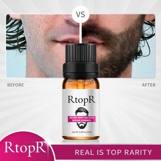 Tinh dầu dưỡng RTOPR kích thích mọc râu tóc lông mày dưỡng ẩm mềm mịn dành cho nam 10ml