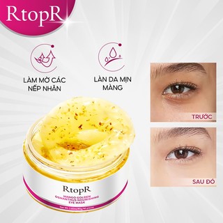 Hộp 40 mặt nạ mắt RTOPR chiết xuất xoài và vàng giúp loại bỏ quầng thâm bọng mắt làm sáng da dưỡng ẩm