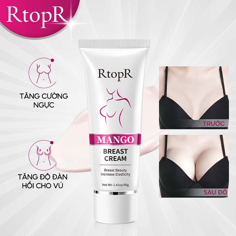 RtopR Kem Nở Ngực Chiết Xuất Quả Xoài Làm Nhanh Ngực Tự Nhiên Massage Săn Chắc Và Nâng Ngực Dành Cho Nữ 40g