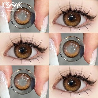 Ksseye Set 2 Kính Áp Tròng Nhiều Màu Sắc 14.2mm Chuyên Dụng Trong Hóa Trang