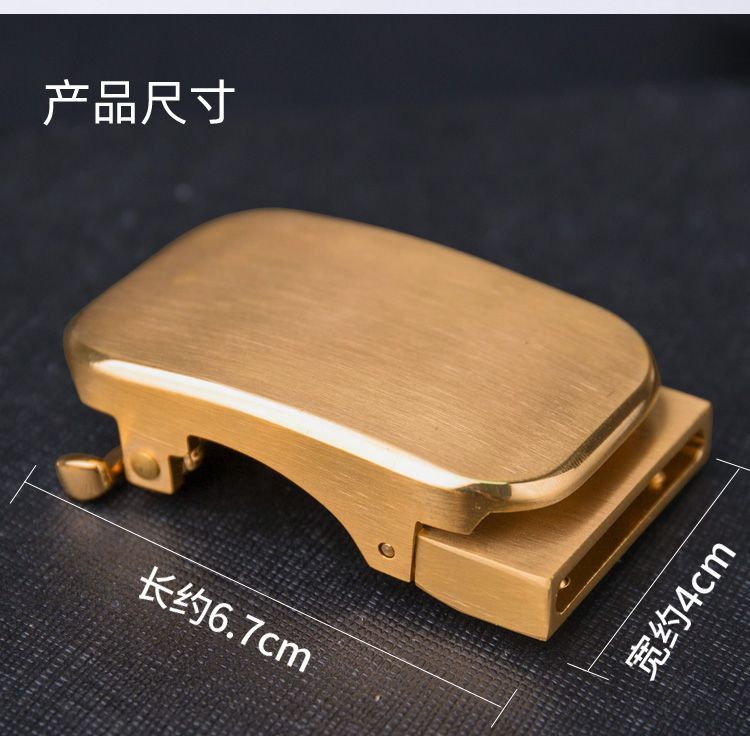 Đầu Khóa Thắt Lưng Bằng Đồng Nguyên Chất 00516 3.5cm Cao Cấp Cho Nam