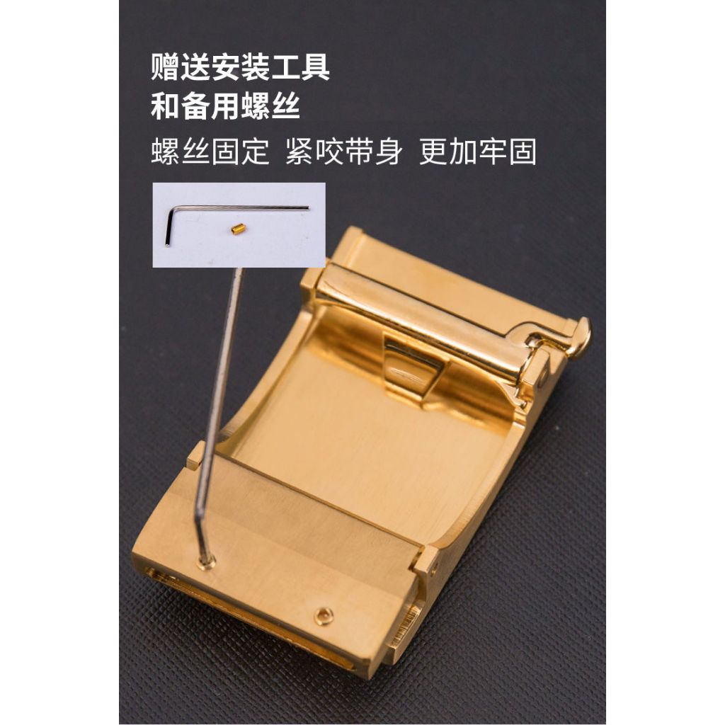 Đầu Khóa Thắt Lưng Bằng Đồng Nguyên Chất 00516 3.5cm Cao Cấp Cho Nam