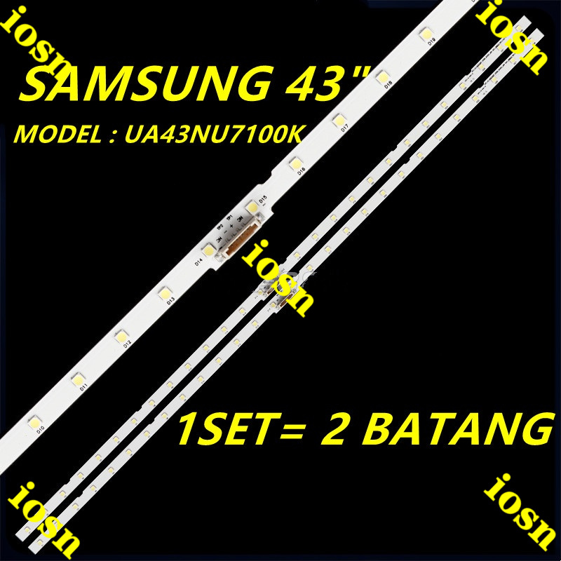 SAMSUNG UA43NU7100K MỚI 2 CÁI / BỘ 43 "Đèn nền LED / Đèn TV UA43NU7100 43NU7100 UE43NU7100 UN43NU710