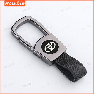 Móc Khóa Da Phối Kim Loại Thời Trang Cho toyota