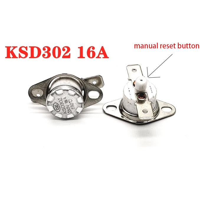 Công Tắc Điều Khiển Nhiệt Độ Bằng Sứ 16a 250v ksd301 / 302 45 125 130 150 ° C