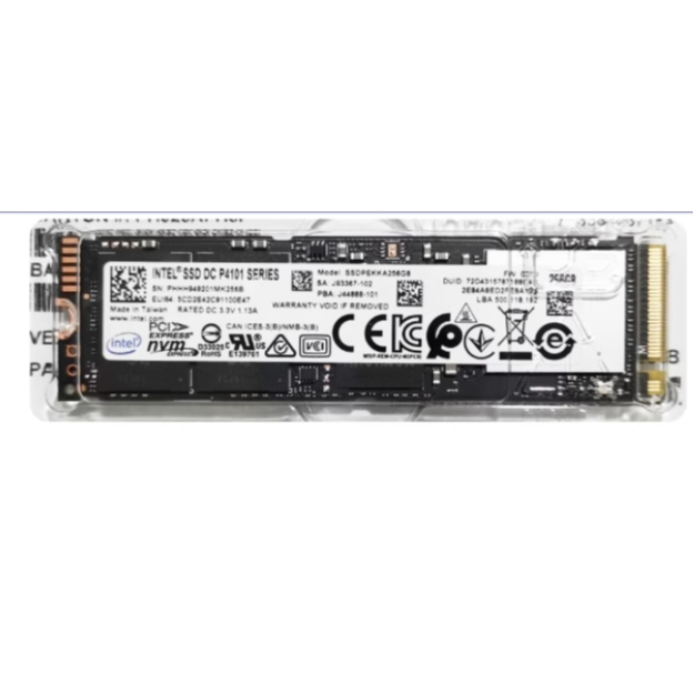 Máy Tính intel ssd dc p4101 series 256gb tlc 3d2 m.2 nvme Pci-E3.0 * 4 2280