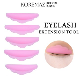 KOREMAZ Rorec Set 5 Cặp Đệm silicone Hỗ Trợ Uốn Cong Lông Mi 3d