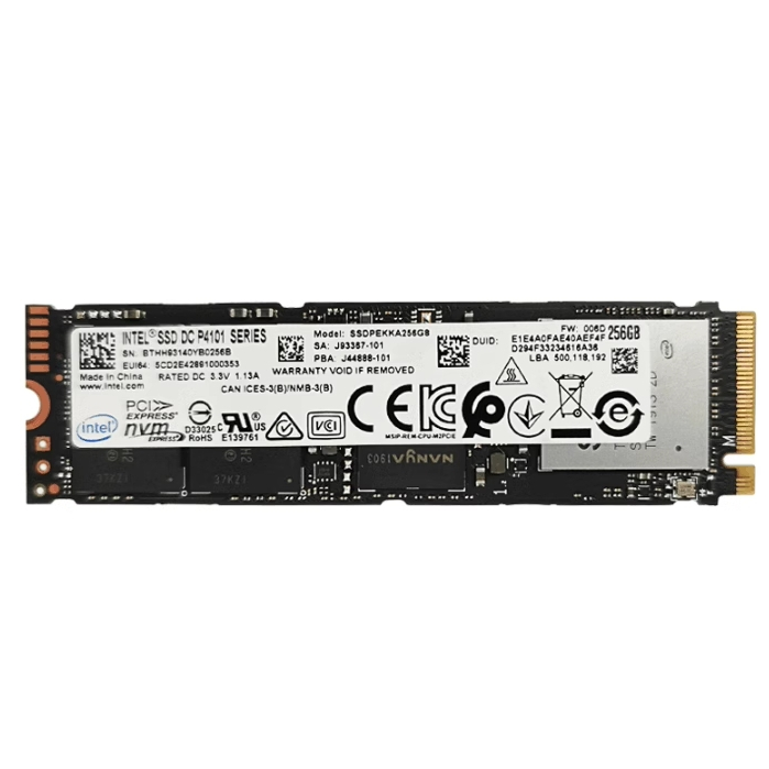 Máy Tính intel ssd dc p4101 series 256gb tlc 3d2 m.2 nvme Pci-E3.0 * 4 2280