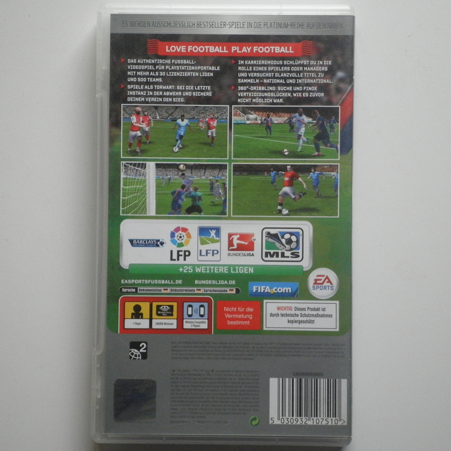 Ea Thể Thao fifa 12 psp Bạch Kim