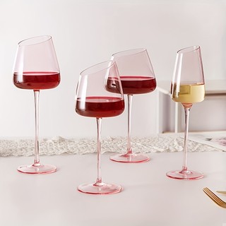 Set 2 ly thủy tinh uống rượu sâm panh không chứa chì - phong cách chim hồng hạc