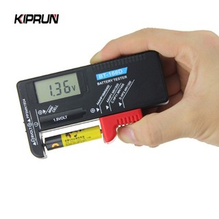 Thiết bị kiểm tra công suất pin thông minh lcd kỹ thuật số cho pin 9v 1.5v aa aaa c d meter bt168d