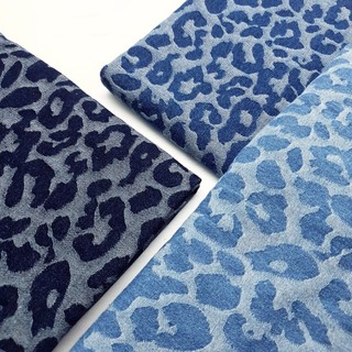 Phong cách Da báo họa tiết Jacquard - Vải Denim Thời Trang cho Quần Áo DIY