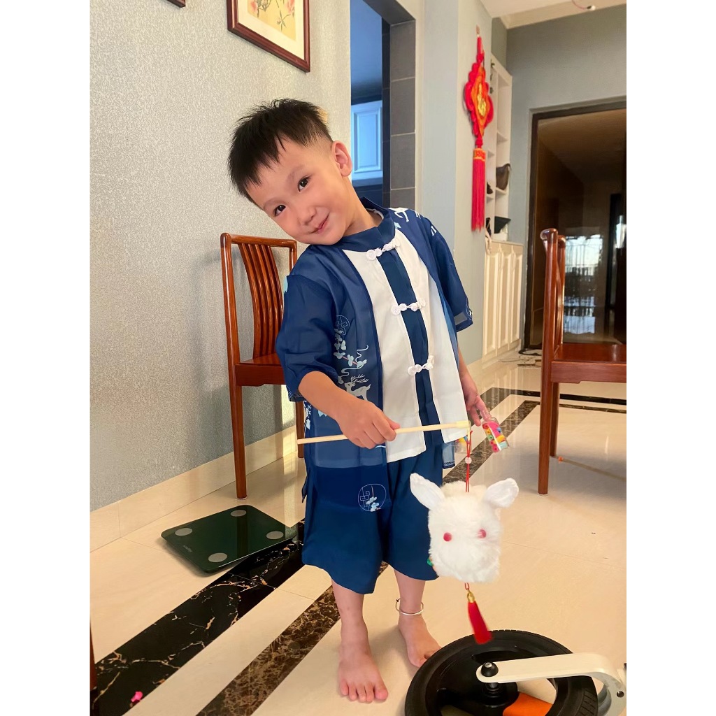 Bộ Hán Phục Hóa Trang Phong Cách Trung Hoa Cho Bé