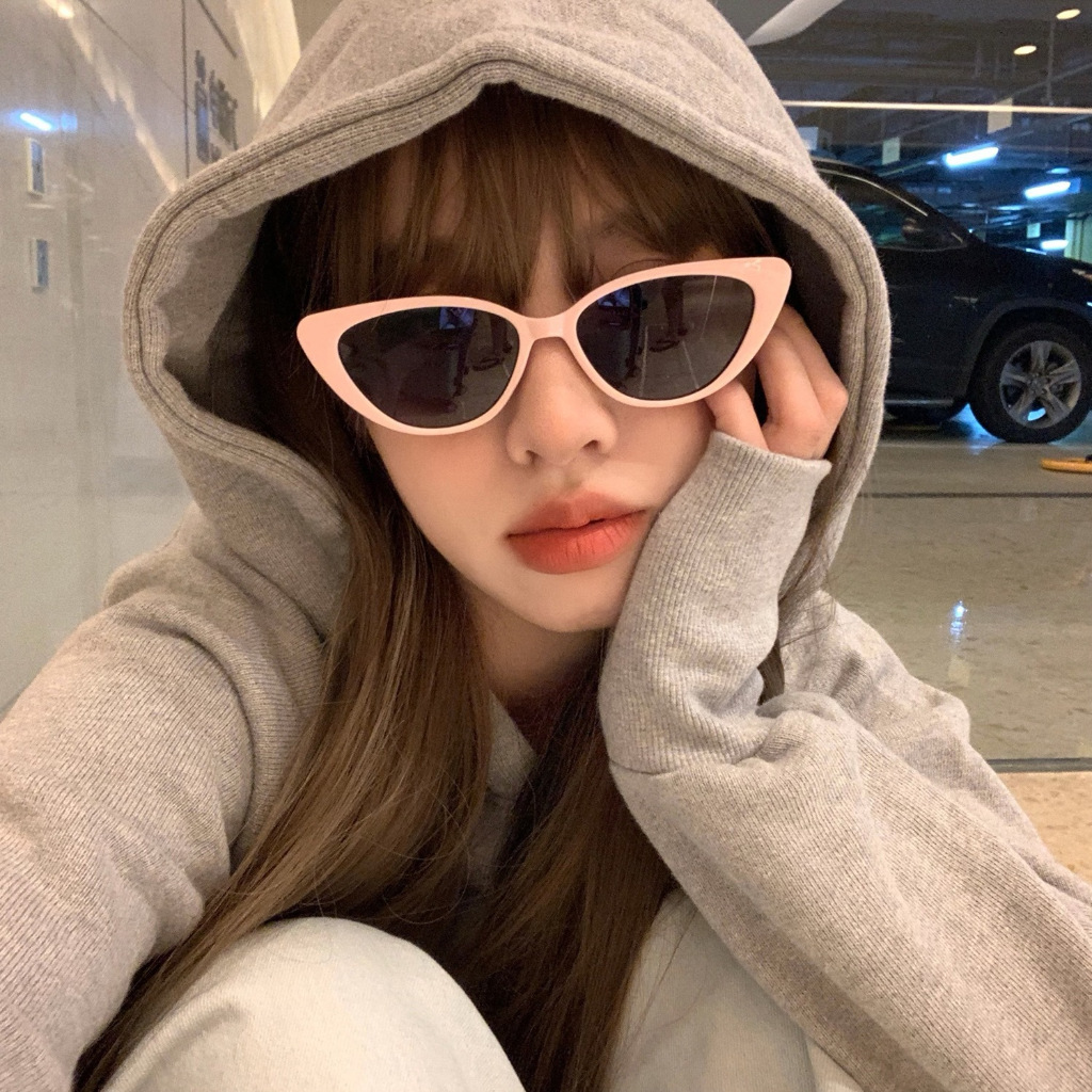 Kính Mát Mắt Mèo Phong Cách retro Thời Trang Cho Nữ