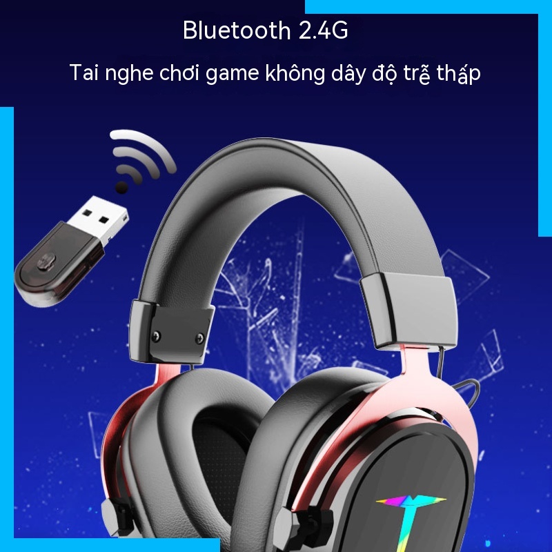 Tai Nghe bluetooth Không Dây Có Mic Cho Chơi Game esports / Máy Tính / Điện Thoại Di Động