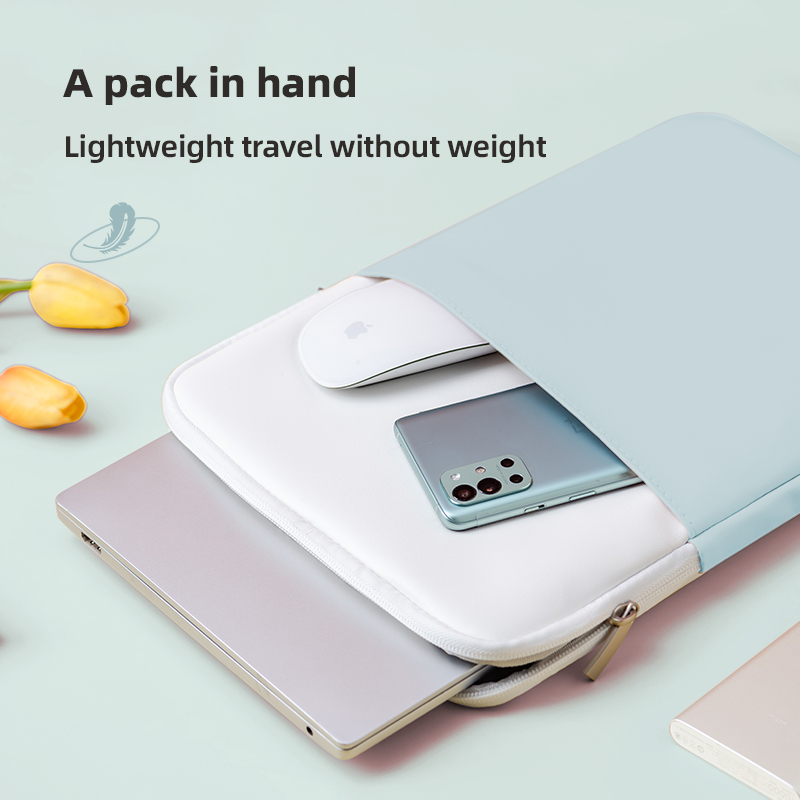 Túi Da pu Đựng laptop Chống Sốc Họa Tiết Hoạt Hình Dễ Thương diy 10 / 11 / 12 / 13 / 14 / 15inch