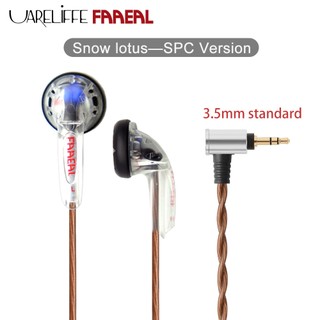 Tai nghe có dây Uareliffe Snow Lotus 64 Ohms Âm thanh HiFi trong tai Tai nghe nhét tai 3,5mm 4.4mm 2.5mm TRRS Cân bằng cắm thể thao Tai nghe chạy bộ cho MP3 MP4