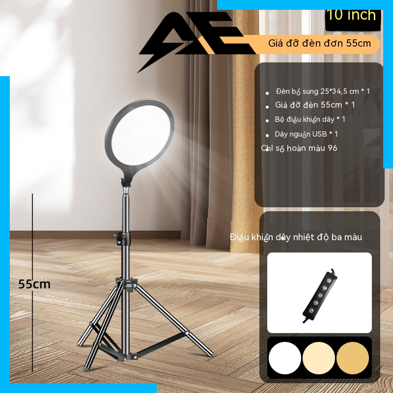 Đèn Chụp Ảnh Hình Tròn Kích Thước 10 / 13 / 14 / 18 inch Mềm Mại