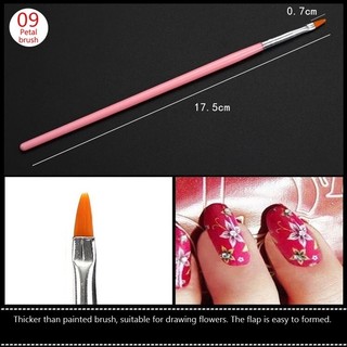 Set 15 Cọ Vẽ Móng Tay Nghệ Thuật