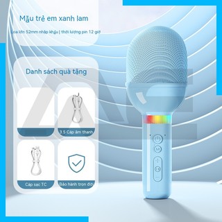 Micro Hát karaoke s8 max Kết Nối bluetooth Cho Điện Thoại