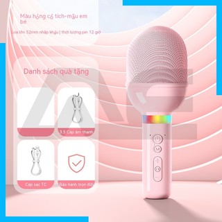 Micro Hát karaoke s8 max Kết Nối bluetooth Cho Điện Thoại