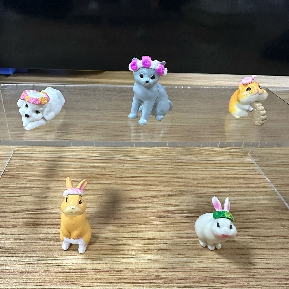 Set 5 Mô Hình Đồ Chơi Trong Sở Thú Xinh Xắn 3cm - 4cm