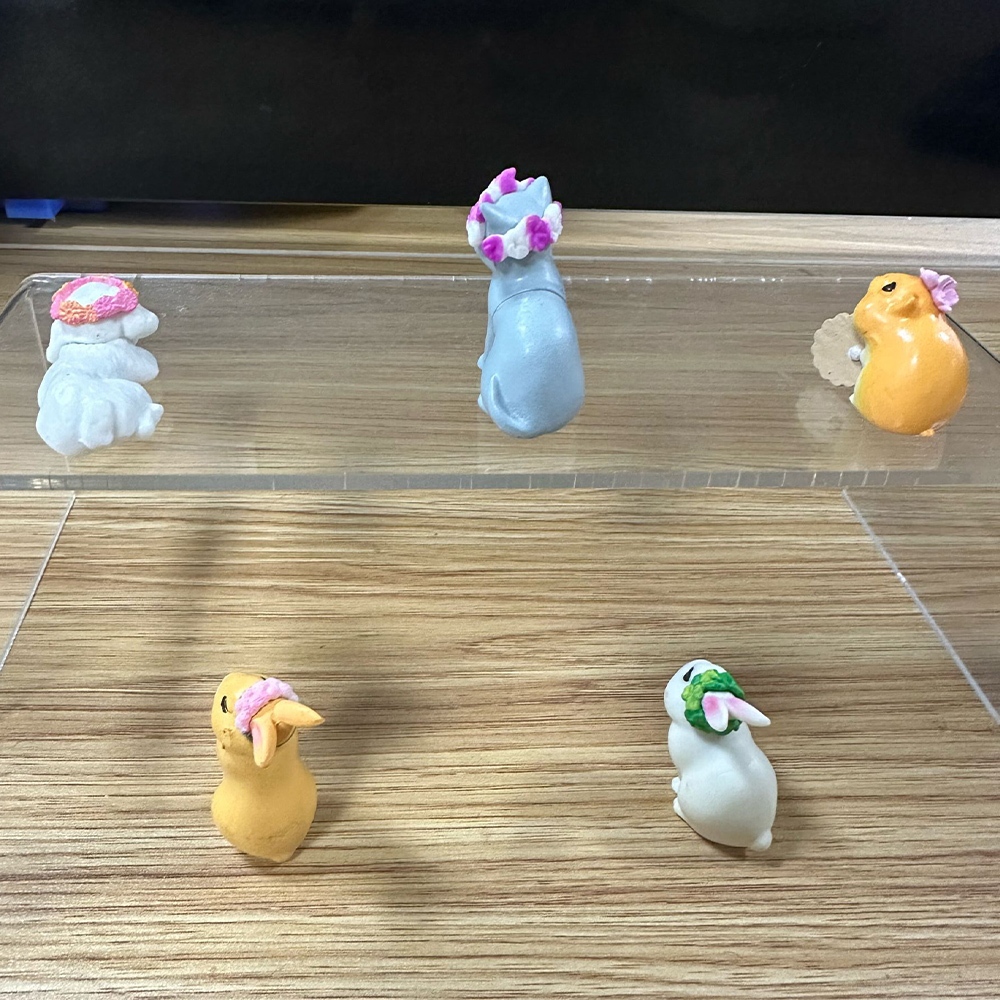 Set 5 Mô Hình Đồ Chơi Trong Sở Thú Xinh Xắn 3cm - 4cm