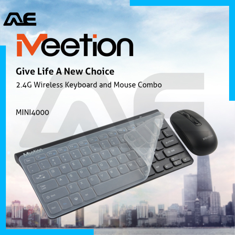 Bộ Bàn Phím Và Chuột Không Dây mini mi shen mini4000