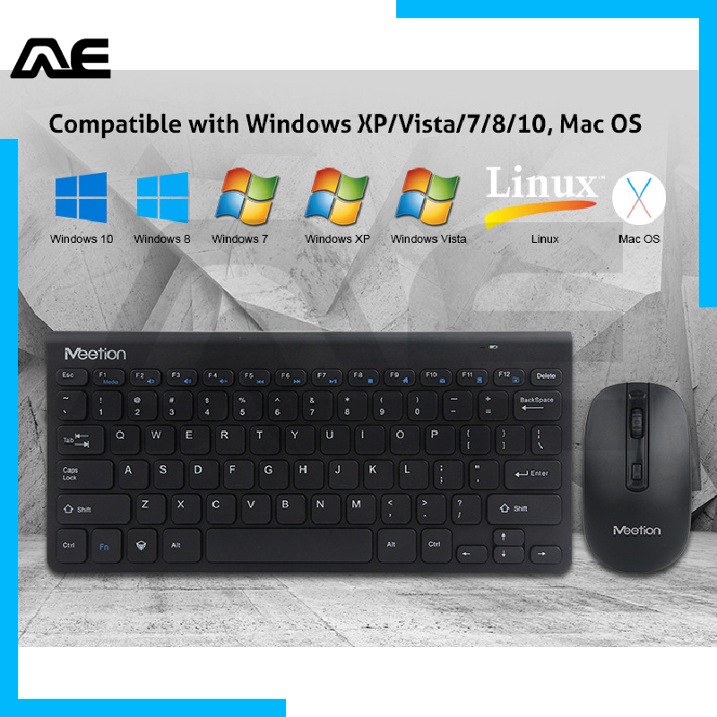 Bộ Bàn Phím Và Chuột Không Dây mini mi shen mini4000