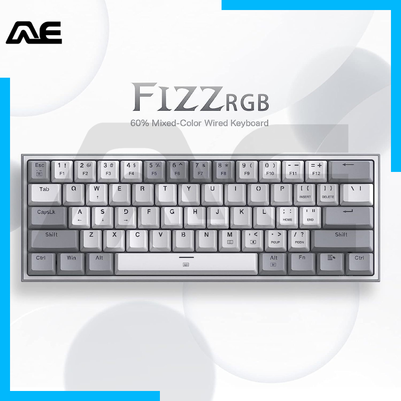 Bàn Phím mini Có Dây redragon k617 61 Phím rgb Dùng Để Chơi Game