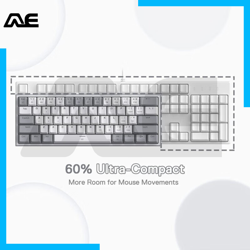 Bàn Phím mini Có Dây redragon k617 61 Phím rgb Dùng Để Chơi Game