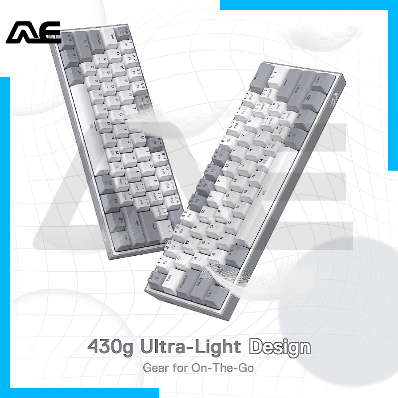 Bàn Phím mini Có Dây redragon k617 61 Phím rgb Dùng Để Chơi Game