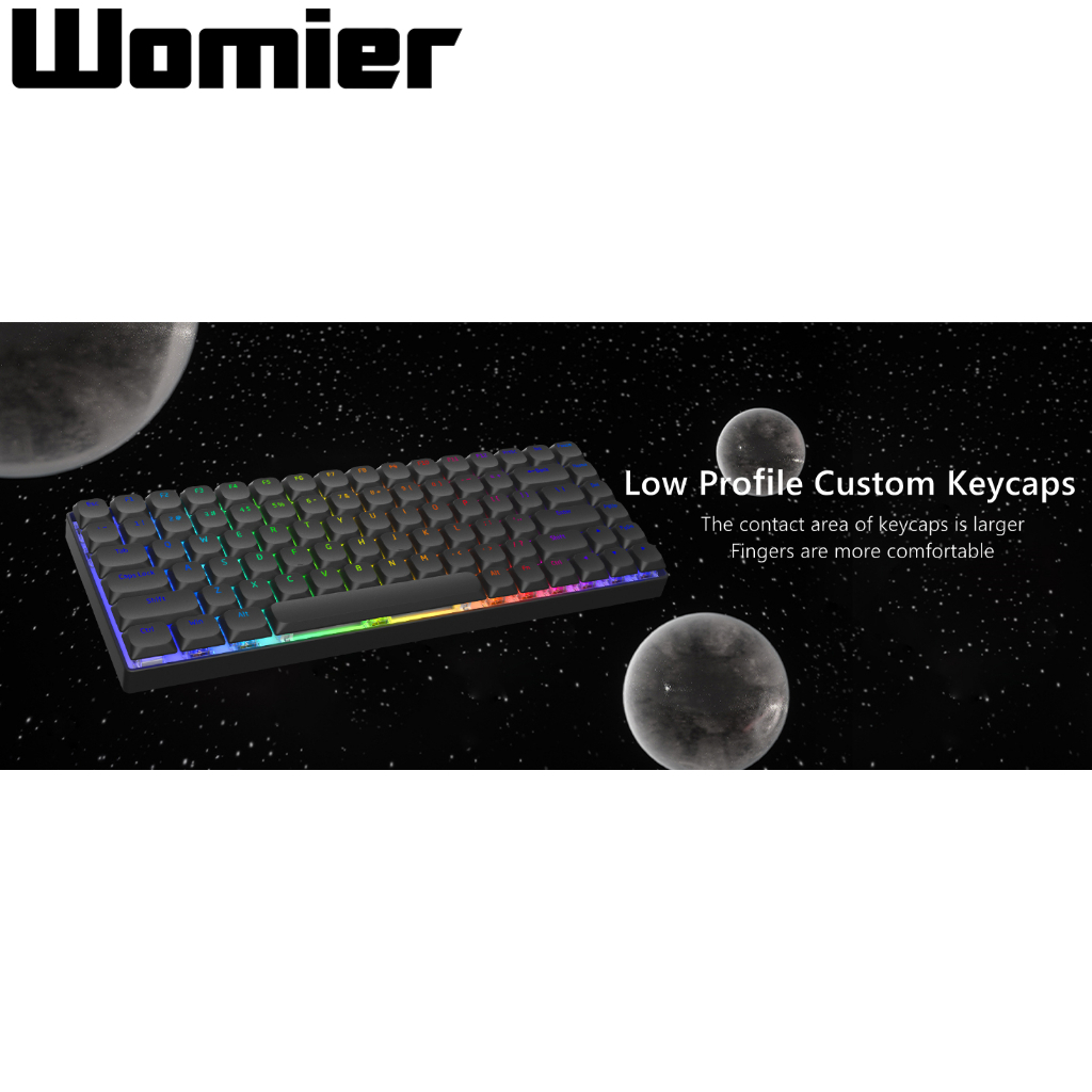 Womier 118 Phím Cấu Hình Thấp Pudding Keycaps Tỏa Sáng Qua PBT Keycap Cho 60% 65% 70% Cherry Gateron MX Gamer Bàn Phím Cơ | BigBuy360 - bigbuy360.vn