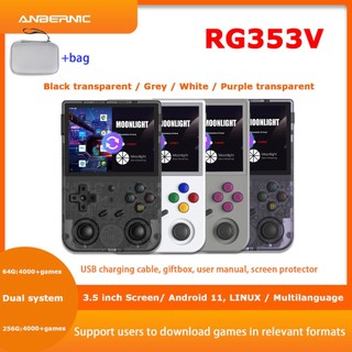 Máy Chơi game Cầm Tay rg353v rk3566 3.5 inches 640 * 480 Trò Chơi Cổ Điển