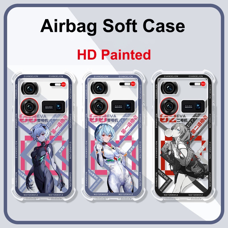 Nubia Z60 Ultra 5G Đệm Không Khí Chống Sốc Dành Cho Nubia Z50 EVA Sơn Túi Khí Silicon Mềm TPU Cover 