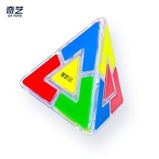 Limited Edition!QiYi Duo Pyramind 2x2 Strange Shape Pyramid Magic Cube 2x2x2 Educational Puzzle Cubo Magico Toys Birthday Christmas Gifts