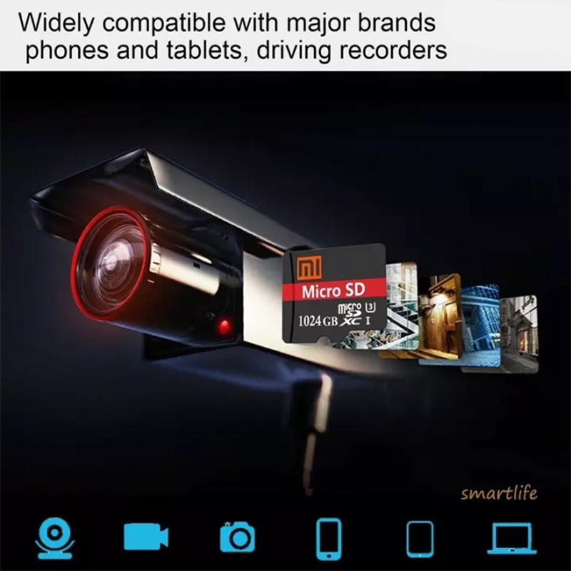 Thẻ Nhớ xiaomi sd 512gb 1tb 16gb 32gb 64gb 128gb 256gb sd / tf Dành Cho Điện Thoại Và Máy Tính a1 class 10