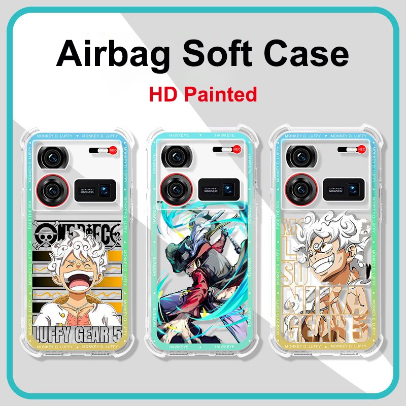 Nubia Z60 Ultra Ốp điện thoại Z30Pro NubiaPlay ONE PIECE Sơn Trong Suốt Túi Khí Silicon TPU Chống Số