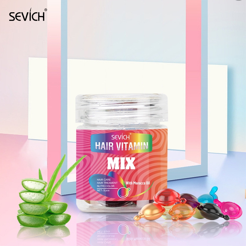 Vitamin Tóc Sevich （phối màu）9 viên nang