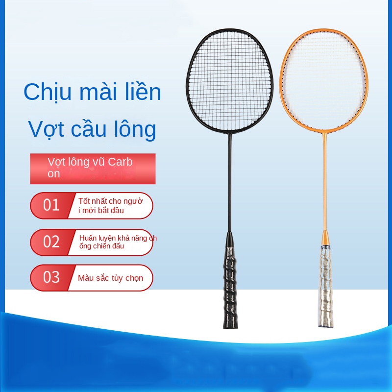 Vợt Cầu Lông Bằng Đơn Bằng carbon Siêu Nhẹ 3u Cho Người Mới Bắt Đầu