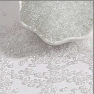 Chuỗi Hạt Cườm Xỏ Lỗ 2 / 4mm Trong Suốt Dùng Để Làm Trang Sức Thủ Công