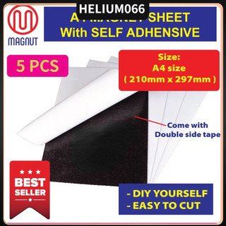 Set 5 tấm giấy in ảnh khổ a4 có nam châm linh hoạt helium066