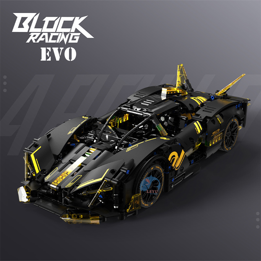 Leyu moc Bộ Đồ Chơi Xây Dựng Mô Hình Xe Hơi sun god evo race Làm Quà Tặng Sinh Nhật Cho Bé Trai