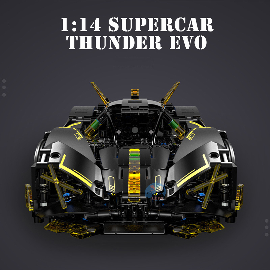 Leyu moc Bộ Đồ Chơi Xây Dựng Mô Hình Xe Hơi sun god evo race Làm Quà Tặng Sinh Nhật Cho Bé Trai