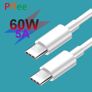 Cáp Sạc Nhanh pffee pd 60w 5a usb type c Sang type c