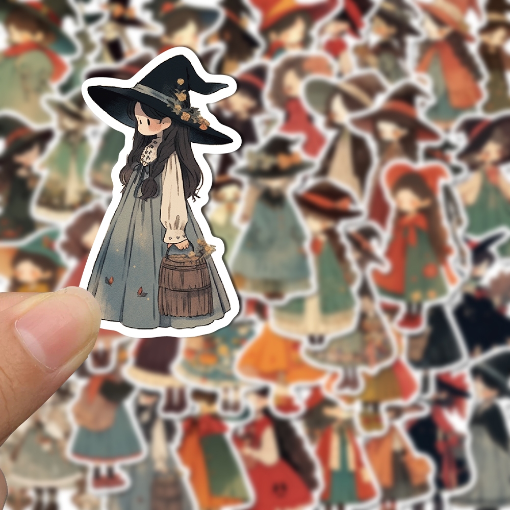 Bộ 50 Miếng Dán Họa Tiết Hoạt Hình graffiti Chống Thấm Nước Trang Trí Điện Thoại / Máy Tính Bảng