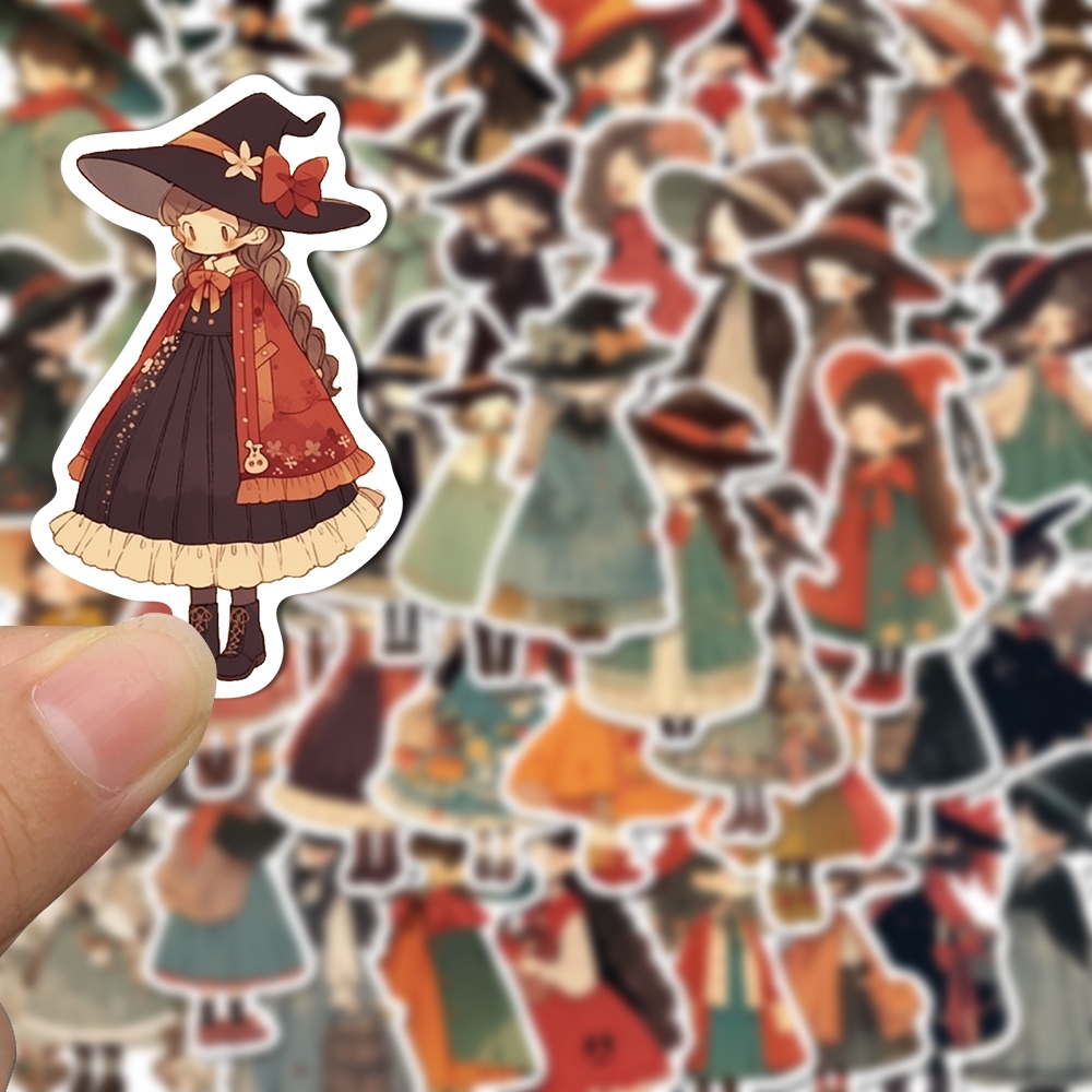 Bộ 50 Miếng Dán Họa Tiết Hoạt Hình graffiti Chống Thấm Nước Trang Trí Điện Thoại / Máy Tính Bảng